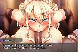 Princess knight suffers obscene defeat in game