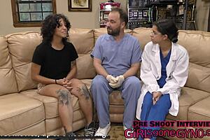 Nicole luva when dr aria nicole walks in butt naked to perform examination see entire movie the doctors new scrubs at girlsgonegynocom