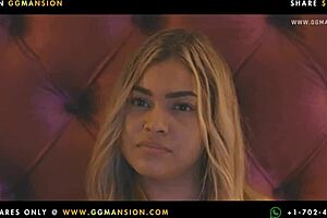 Blonde Latina Lesbian Sucking Big Ass in Ggmansion