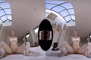 Intense Virtual Taboo Scene With Shaved Pussy And Hardcore Blowjob