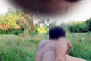 Myanmar gay twink plays naked outdoor solo in anal assfucking