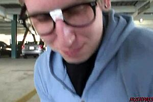 pawg milf dives deep for teen cock with sucking and fucking