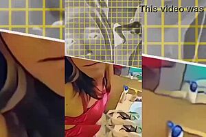 Hot Shemale Teasing In Bathroom With Clothes Ripped