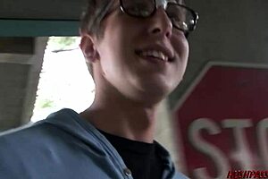 pawg milf dives deep for teen cock with sucking and fucking