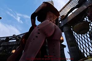 Chaconne, suck off aya in public?