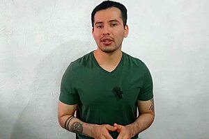 Young twink sucks massive 21cm cock in office, almost caught in intense blowjob.