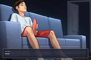 Summertime Saga Part 15: Intense Ebony Sex with Big Ass and Cumshot