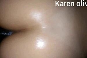 Mature woman receives massage and assfucking from teen