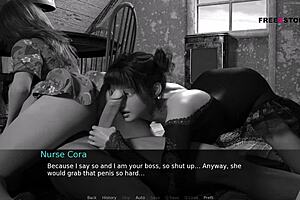 Dusklight Manor: A vampire story about Nurse Cora and Lemon led to a group sex encounter with John