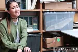 Blowjob while talking habitual theft