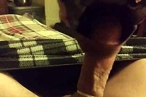 Caught Jerking Off With Stripper Shoes During Striptease, Clothes Ripped In Fetish Scene