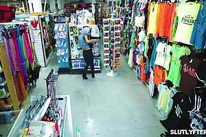 Tiny Blonde Demi Hawks Performs Deepthroat, Fingering, And Masturbation At Work, Caught On Security Footage