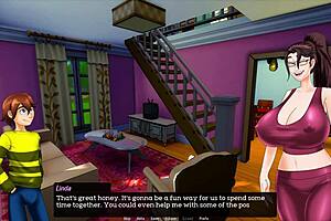 Young guy finally gets lucky with mommy