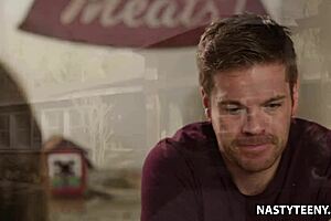 I fucked my boyfriend's pal with my natural tits