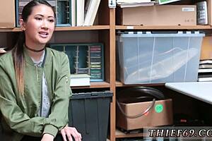 Blowjob while talking habitual theft