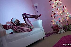 : How come Lily Carter ejaculated joyfully during the Christmas period?