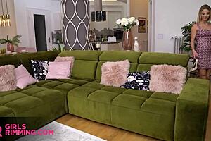 I saw wicked rimmin' action with blonde latina chick Lya Missy in hardcore fetish