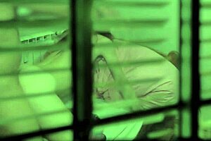 I saw girlfriend cheating across window