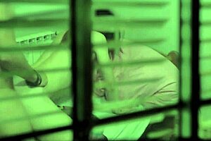 I saw girlfriend cheating across window