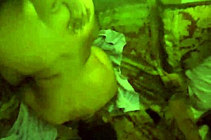 Vintage Blue Film Scene