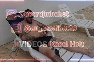 Diana Smith Fucks Two Hot Latinas By The Poolside In Brazil!