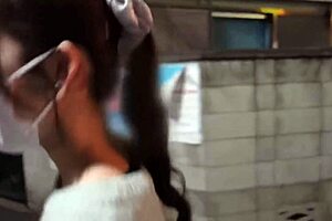 Japanese Babe Rides Cowgirl with Natural Tits Bouncing. Slender Beauty Cums Hard in Homemade Action!