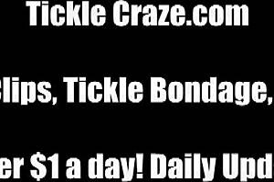 Bound babe dommes trap and tickle Lesbian femdom 3 – Bella