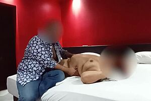 Discovering new sensations with an unforgettable massage in front of him