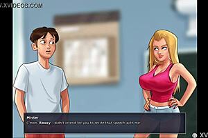 i'm making out with the sexy french teacher in summertime saga, oh god