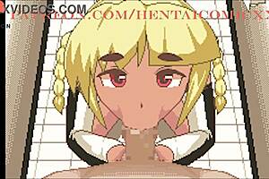 Ichigo-chan wild attractive journey to game centre Hentai clip