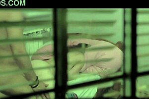 I saw girlfriend cheating across window