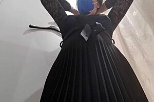 Mother-in-Law Italian Fat Takes You to Clothing Store for Leather Clothes