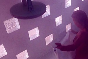 D Spa Sexy Nude Blonde Sauna Dancing