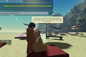 Sexy times at the beach with a interracial babe and a over endowewd cock