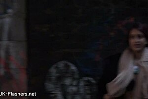 Zarinas Indian Teen Flashes Skirt In Outdoor Dare