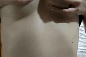 Teen Showing Her Big Tits While Having Some Fun