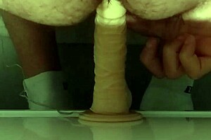 Trying out hetero dildo anal fun 😏
