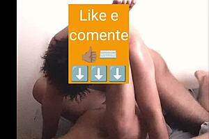 Short muito oral e muito tesao no fim de semana with amateurs licking and fucking natural tits