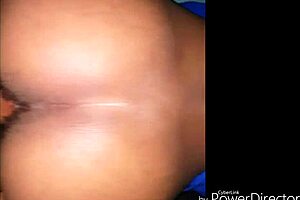 i-i bent over my ebony girlfriend for some homemade backshots