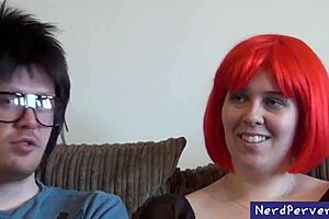 Black Booty Girl Strips and Blows Cock