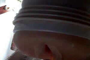 Cumming While Fucking The Flashlight!