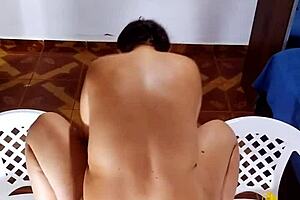 slut in lingerie has clothes ripped for anal pov fucking