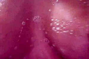 mom in the bathroom getting hot? watch her squirt!