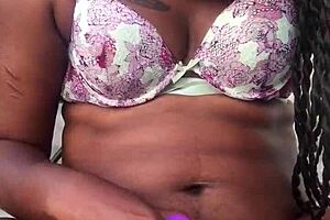 Ebony Naejaexx enjoys public masturbation with dildo on her big ass. She plays outdoors exposing small tits and using toys.