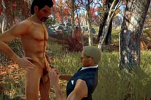 stan and jonathan's forest blowjob adventure