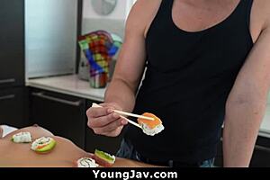 Mina Luxx Spots on Her Naked Body as a Surprise for Her Boyfriend Brad - Young Jav