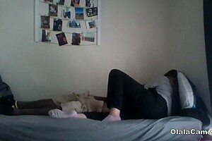 milf and black guy with huge dick fuck in all positions on webcam