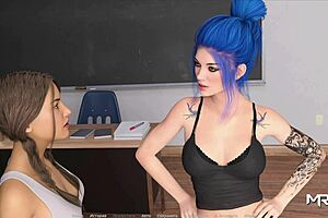 Lesbian kiss will be available in Mangagamer’s 3D game, focused on a visual novel genre