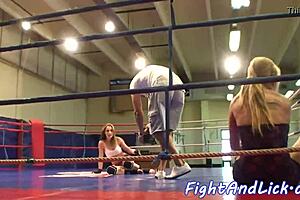 In this story, the tattooed European lesbian babe wrestles and licks pussy in amateur catfight