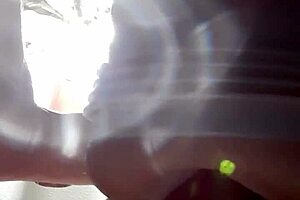 Cumming While Fucking The Flashlight!